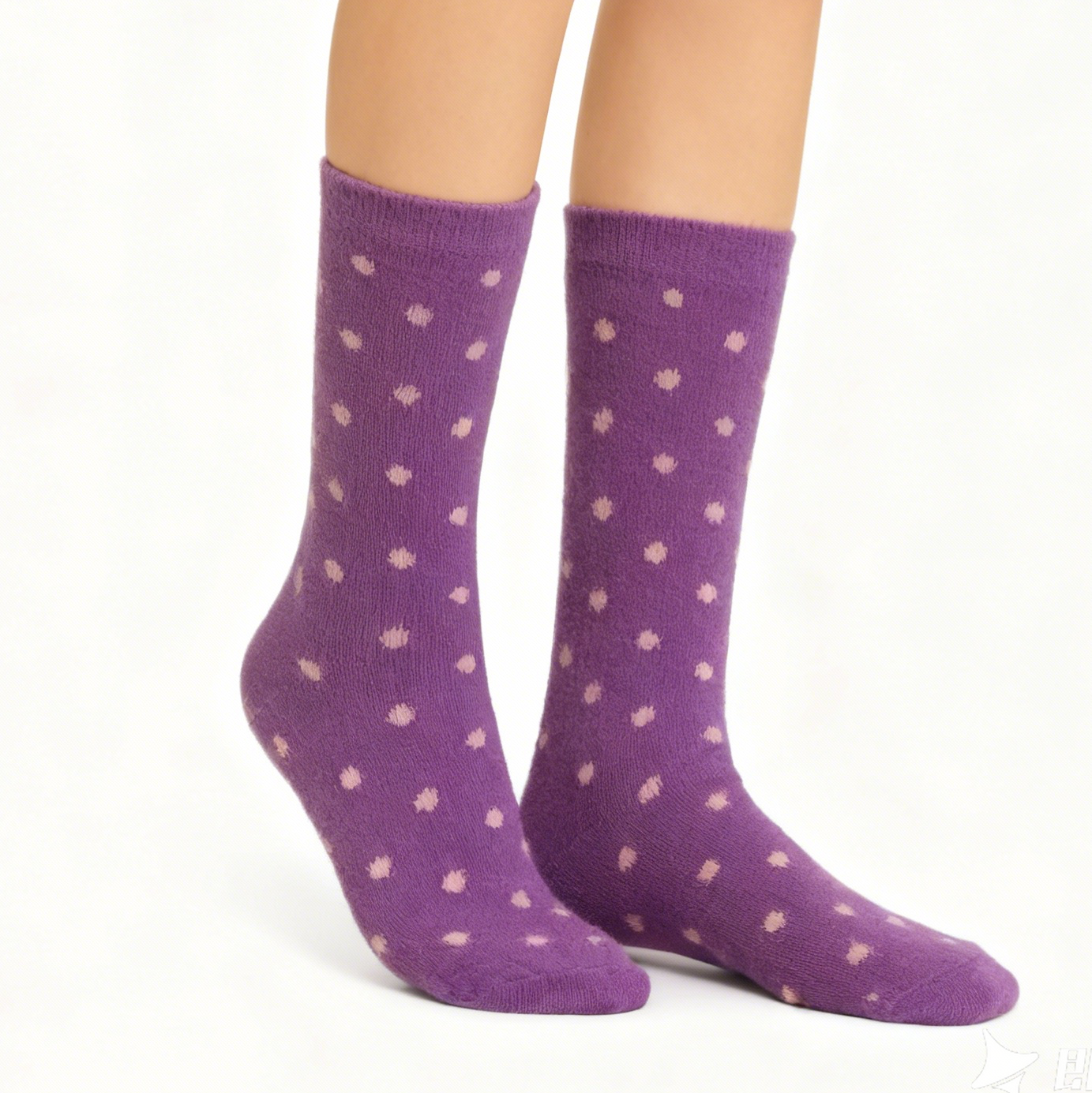 Furry Warm Polka Dot Socks Acrylic Wool Chritsmas Gift 1 CTN