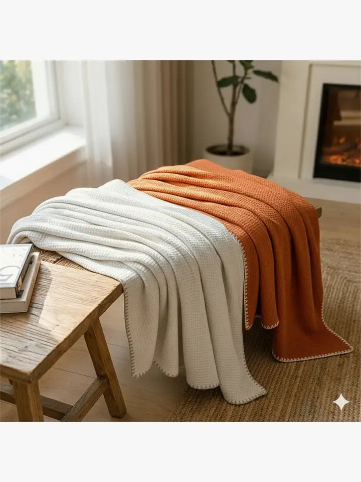 Embossed Waffled Throw 60" x 80"