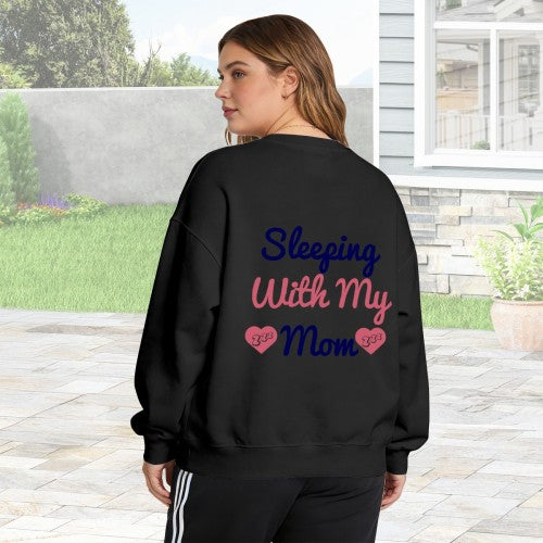 Custom Print Plus Size Crewneck Sweatshirt For Women | 300g Heavyweight Fabric