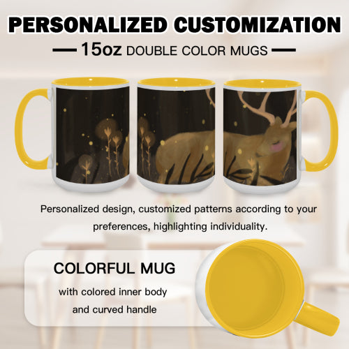 Double-color Mugs for Valentine's Day Customization