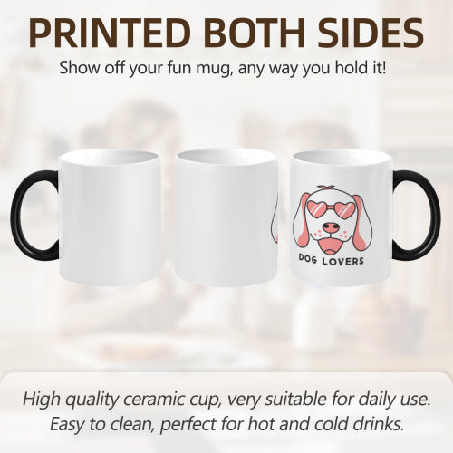 Valentine's Day 11oz Frosted Color-Changing Custom Mug