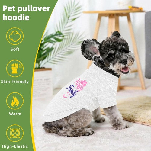Custom Pet Hoodie, Soft Warm Dog Sweatshirt for Cats Puppy Small Medium Breed Pets