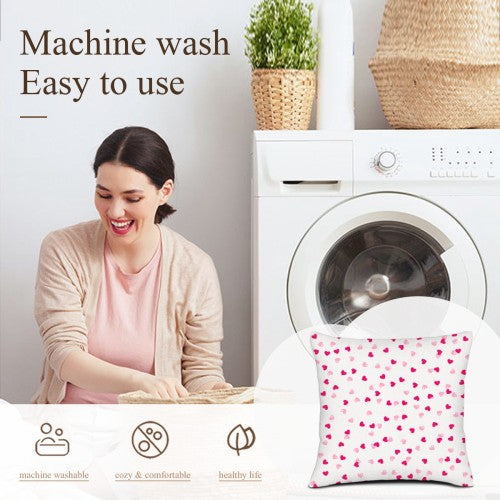 Valentine's Day Custom Double-Sided Linen Pillow Cover