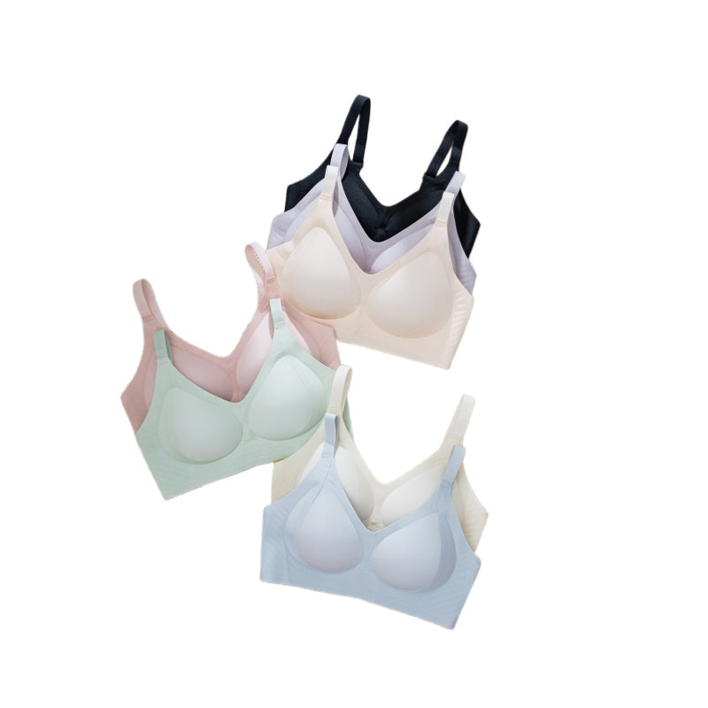 Texlina Women’s Ice Silk Wireless Comfort Bra – CloudFit™ Lounge Series (12 PCs/Pack)