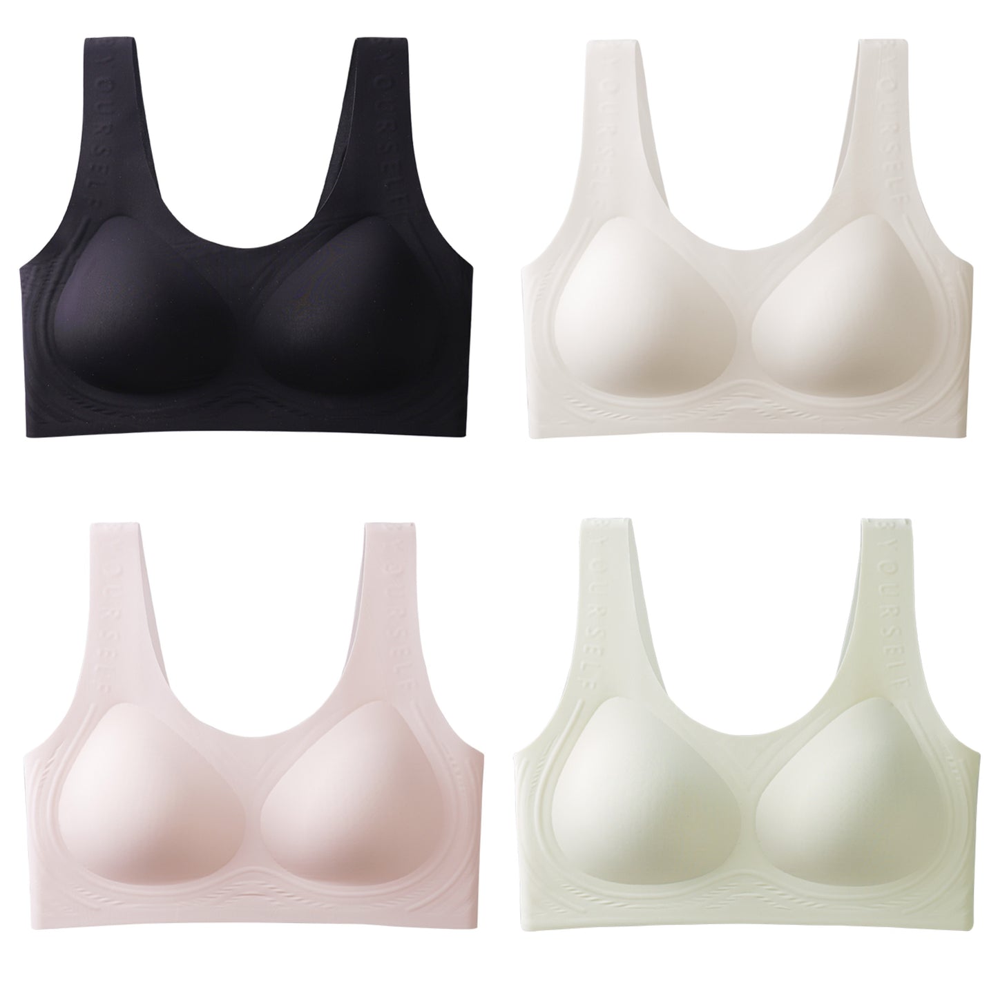 Texlina Women’s Seamless Sculpt Support Bra – FlexForm™ Bare Comfort Series