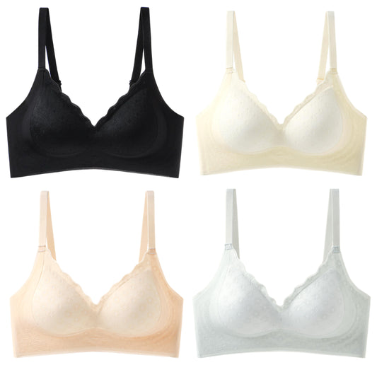 Texlina Women’s Soft Lace Comfort Bra – BloomEase™ Everyday Elegance Series