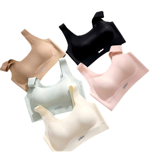 Texlina Women’s Ribbed Lift Wireless Bra – FlexSupport™ Sculpt Series (12 PCs/Pack)