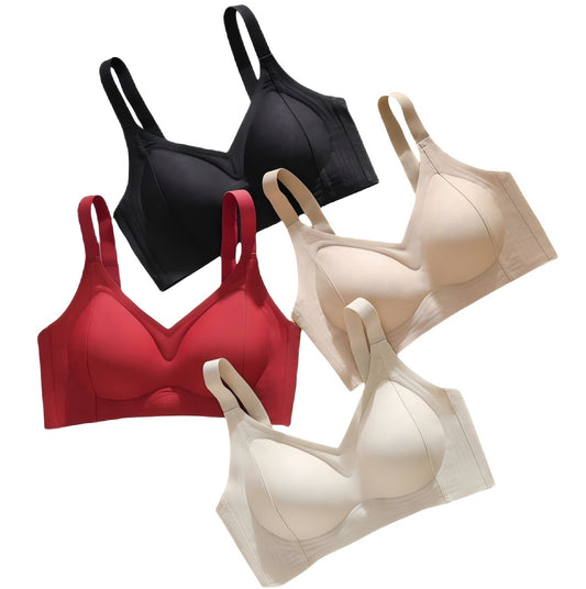 Texlina Women’s Full-Coverage Seamless Bra – PowerHold™ Support Series (12 PCs/Pack)