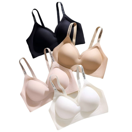 Texlina Women’s Seamless Lift Bra with Branded Straps – CurveEase™ Everyday Series (12 PCs/Pack)