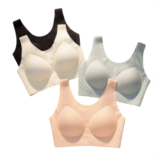 Texlina Women’s Textured Seamless Bra – SoftSculpt™ Flex Comfort Series (12 PCs/Pack)