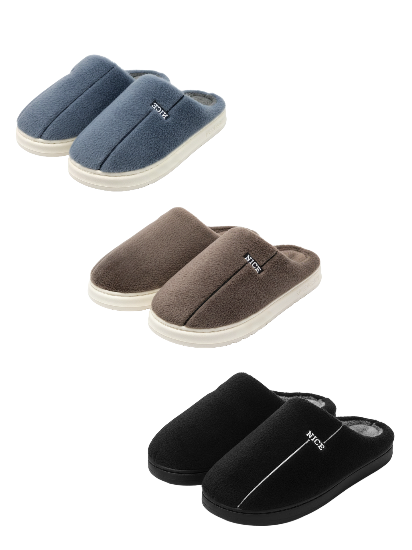 Texlina Men Slippers (Pack of 12 pairs)