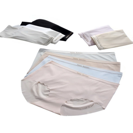 Texlina Women’s Seamless Mid-Rise Briefs with Laser Cut Edges – Happy Summer™ AirFit Collection