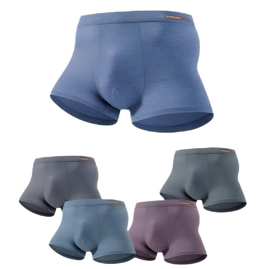 Texlina Men’s Ice Silk Seamless Boxer Briefs – CoreComfort™ Ultra Series