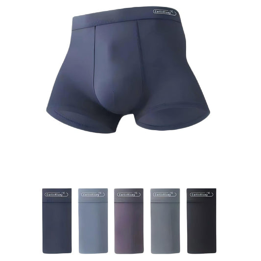 Texlina Men’s Seamless Ice Silk Boxer Briefs – CoolFlex™ Performance Series