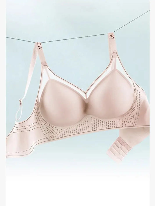 Texlina Women’s Sheer Strap Wireless Bra – AeroLift™ Contour Series (12 PCs/Pack)