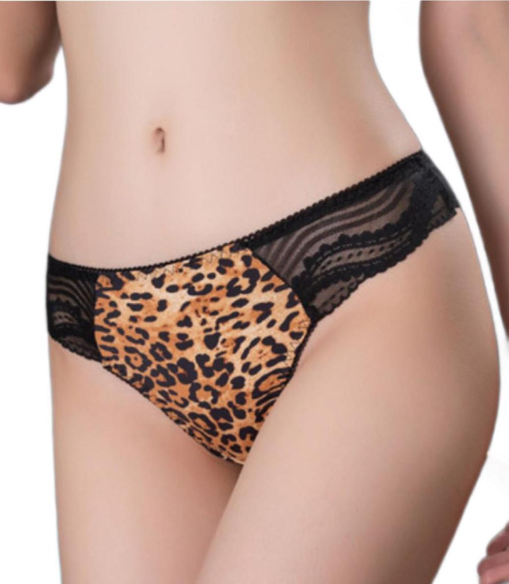 Texlina Women’s Animal Print Lace Thong – WildLuxe™ Fierce & Flirty Collection( 10 PCS/Pack)