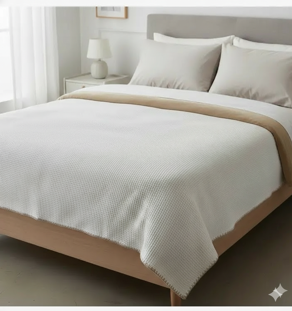 Embossed Waffled Throw 60" x 80"