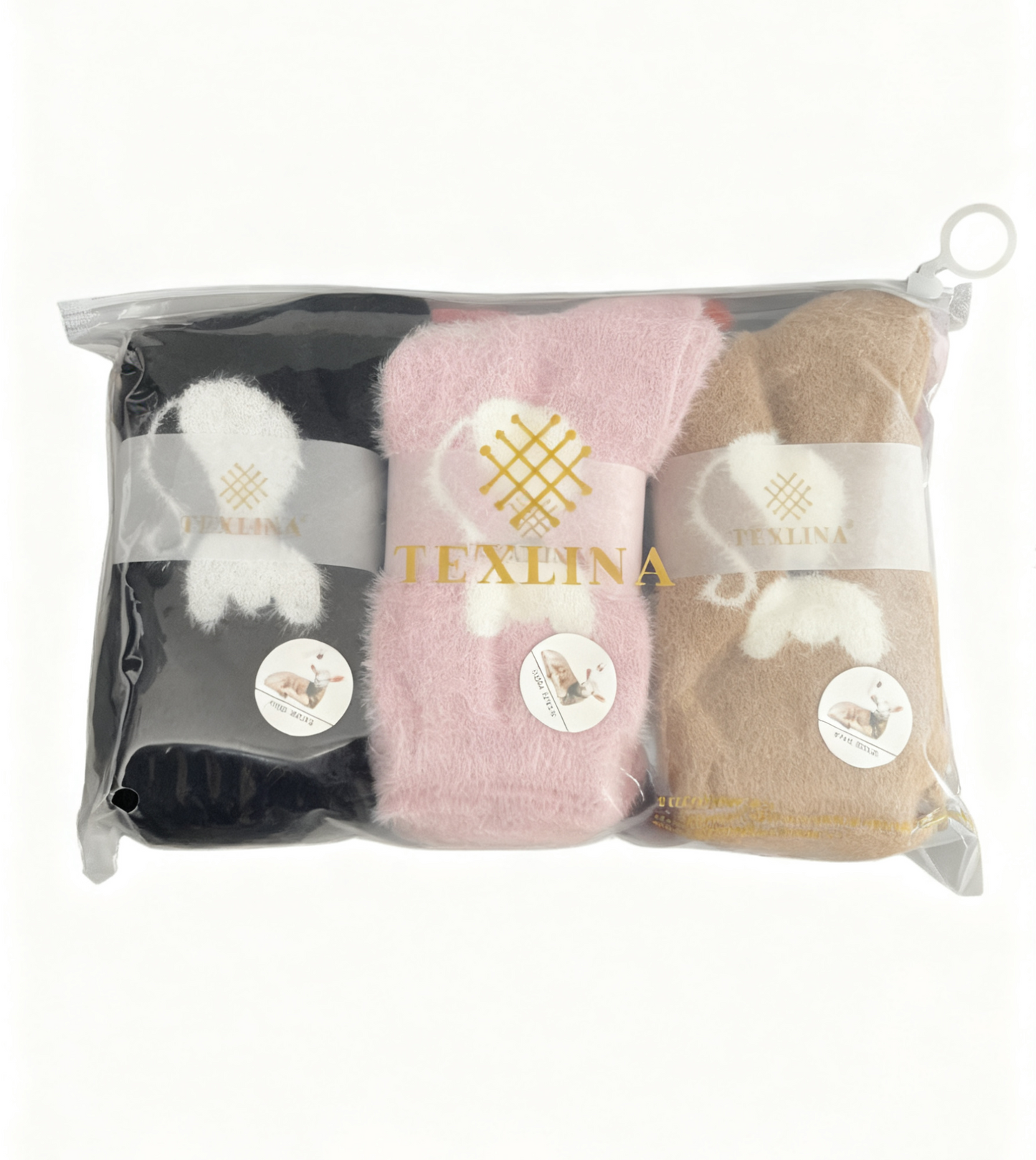 Furry Winter Warm Cat Socks Acrylic Wool Chritsmas