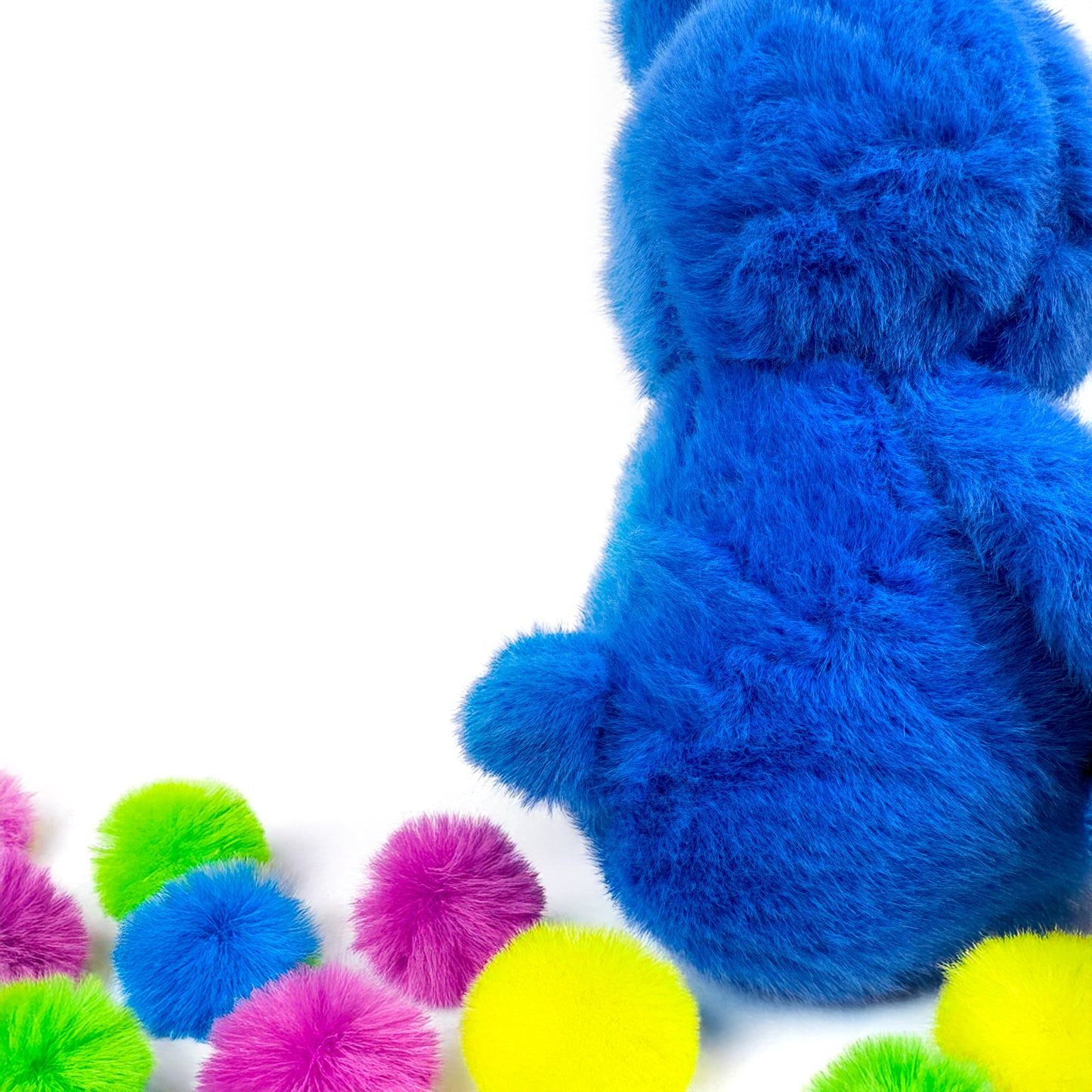 Lemonster Klein Blue Rabbit Plush Toy with Removable Carrot (15" / 38 cm & 31" / 80 cm)