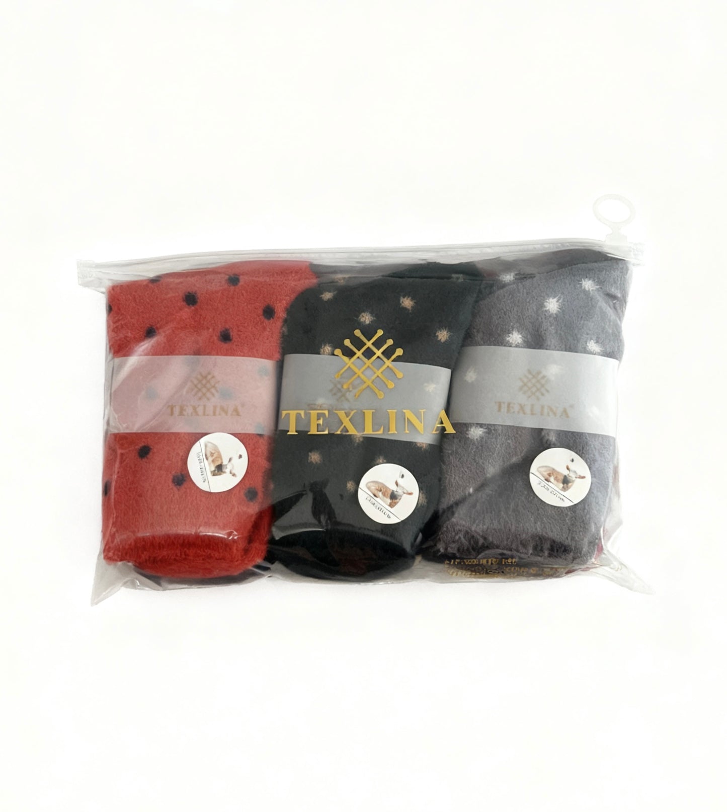 Furry Warm Polka Dot Socks Acrylic Wool Chritsmas Gift 1 CTN