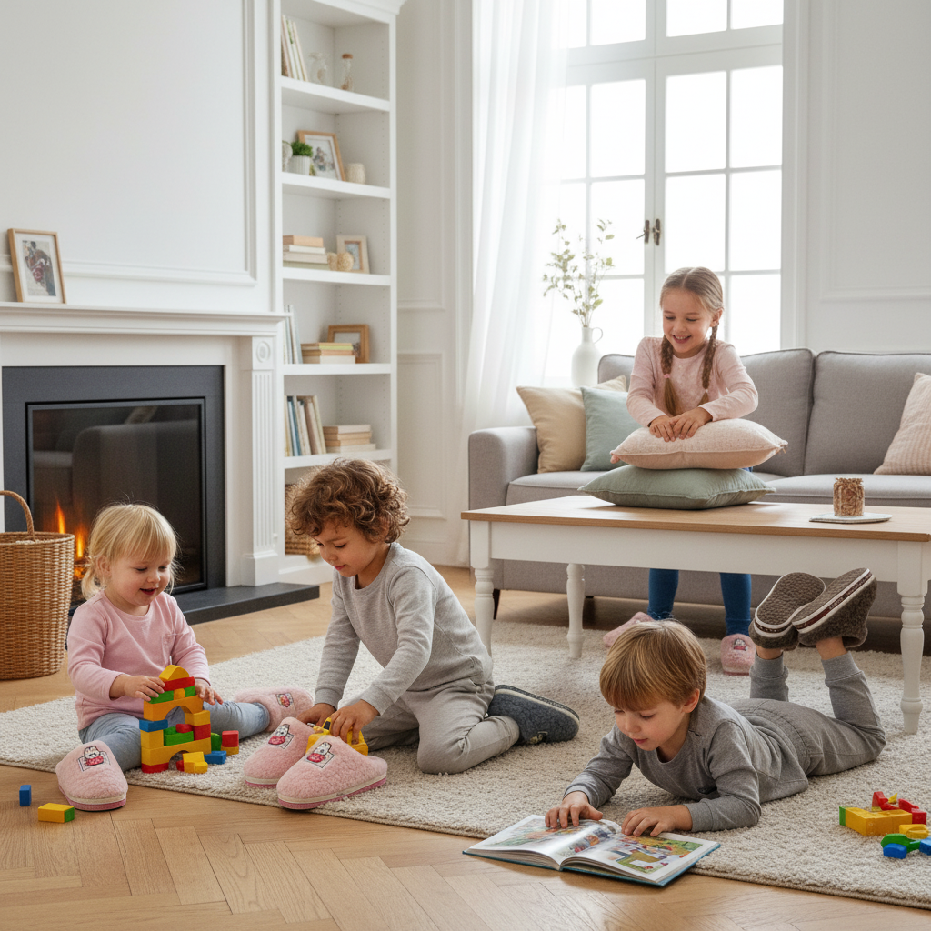 Texlina Children Slippers (Pack of 12 pairs)