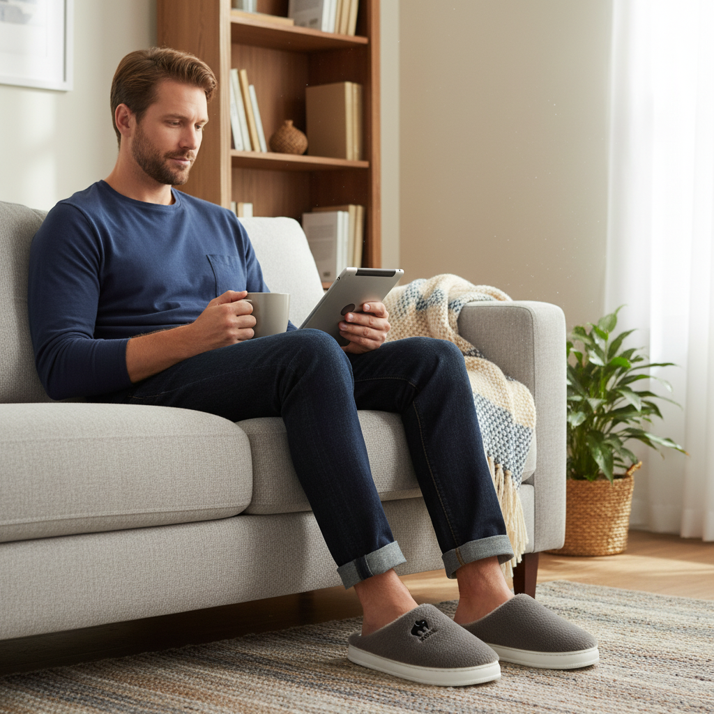 Texlina Men Slippers (Pack of 12 pairs)