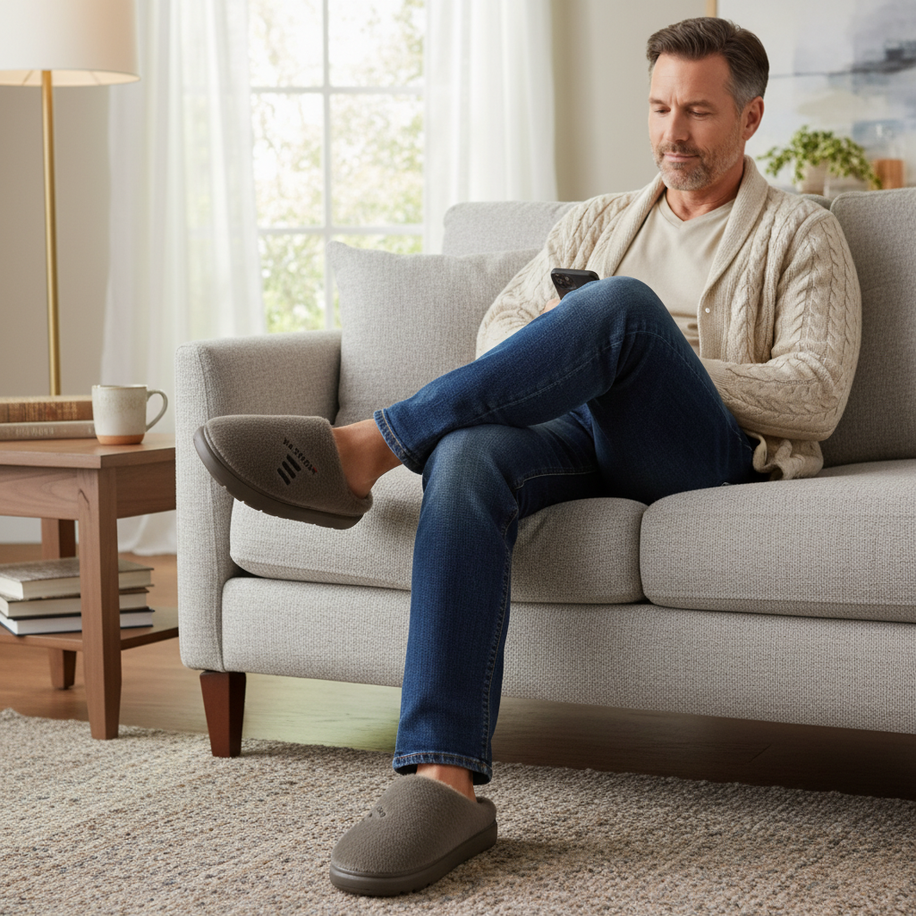 Texlina Men Slippers (Pack of 12 pairs)