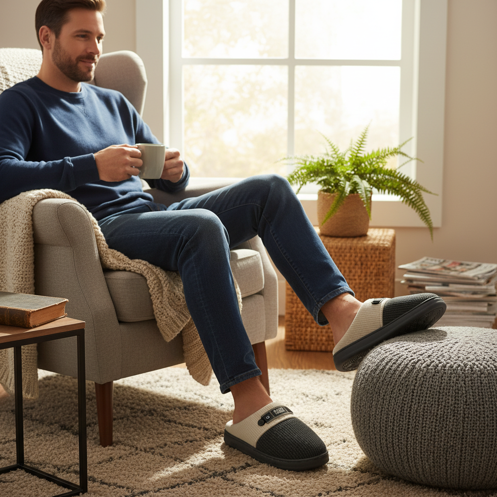 Texlina Men Slippers (Pack of 12 pairs)