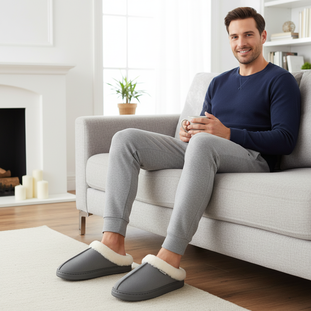 Texlina Men Slippers (Pack of 12 pairs)